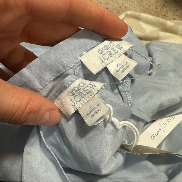 J crew Araks X J.Crew pajama set in cotton-silk voile blend - Picture 7 of 7